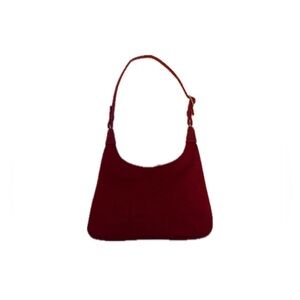 90s vintage Express red/burgundy shoulder bag